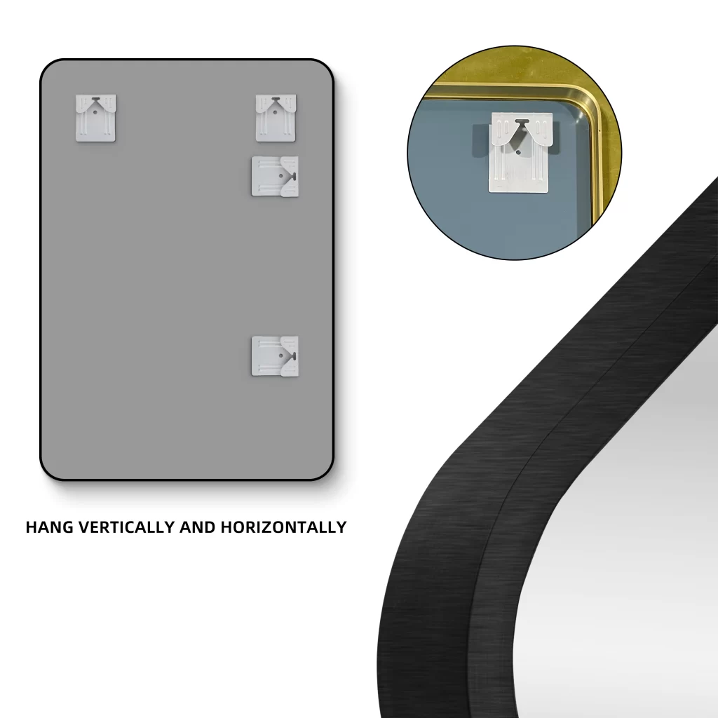 Installation steps for led bathroom mirror with frame