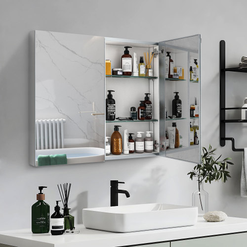 Various Design Styles of Aluminum Mirror Cabinets