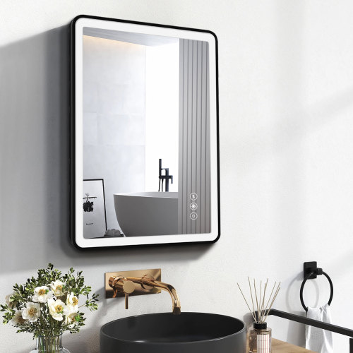 Follow cleaning steps led bathroom mirrors with frame, maintain framed bathroom mirrors.