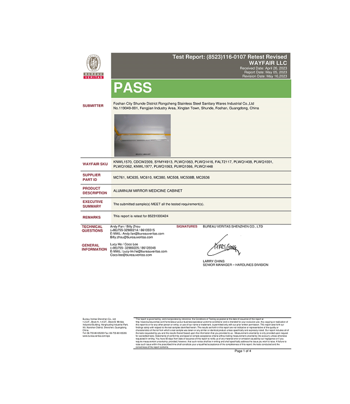 BV Certificate
